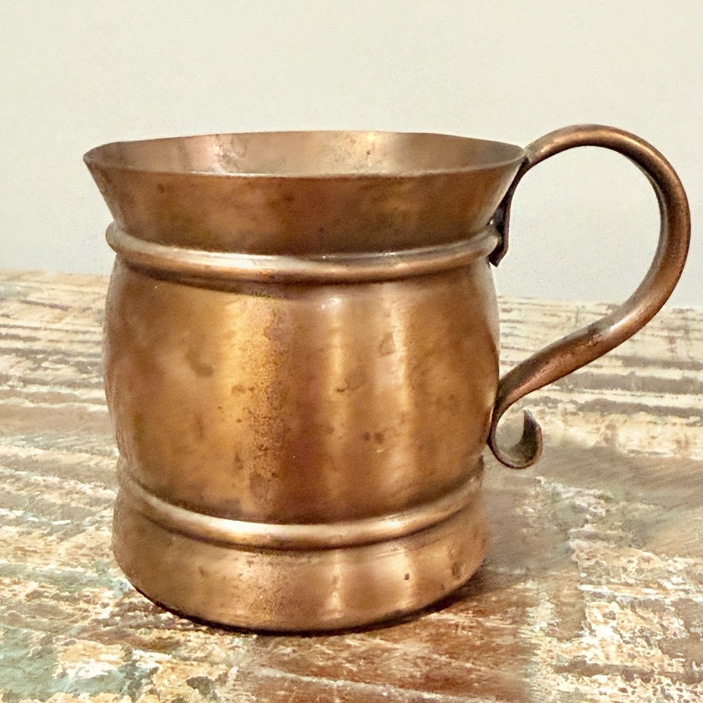 Vintage Gregorian Solid Copper Moscow Mule Mug Drink Cup Made In USA VTG